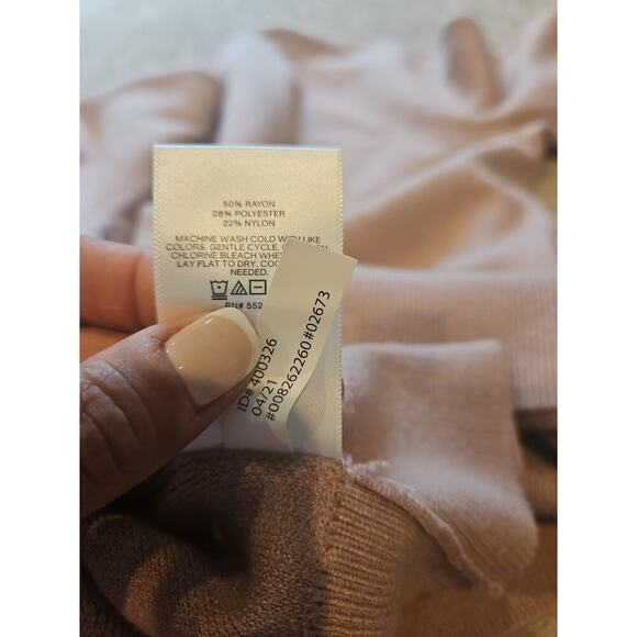 NWOT Express Blush Pink Sweater Women's Small - Picture 5 of 9